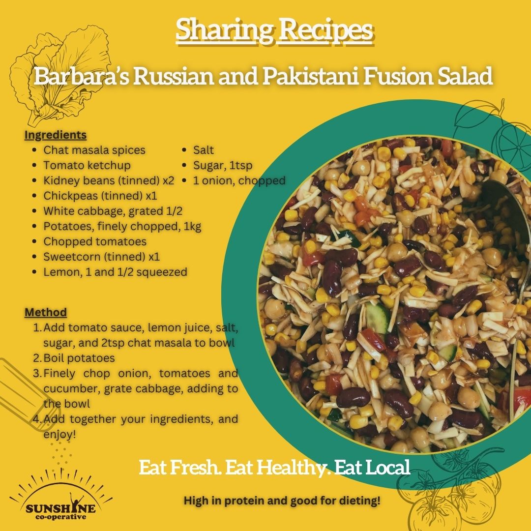 Barbara's Russian & Pakistani Fusion Salad