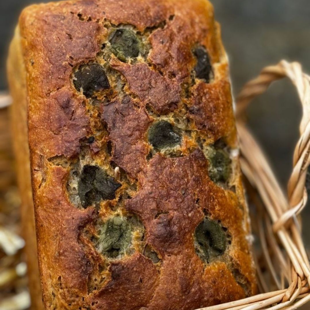 Polish Rye Olive & Pesto Sourdough