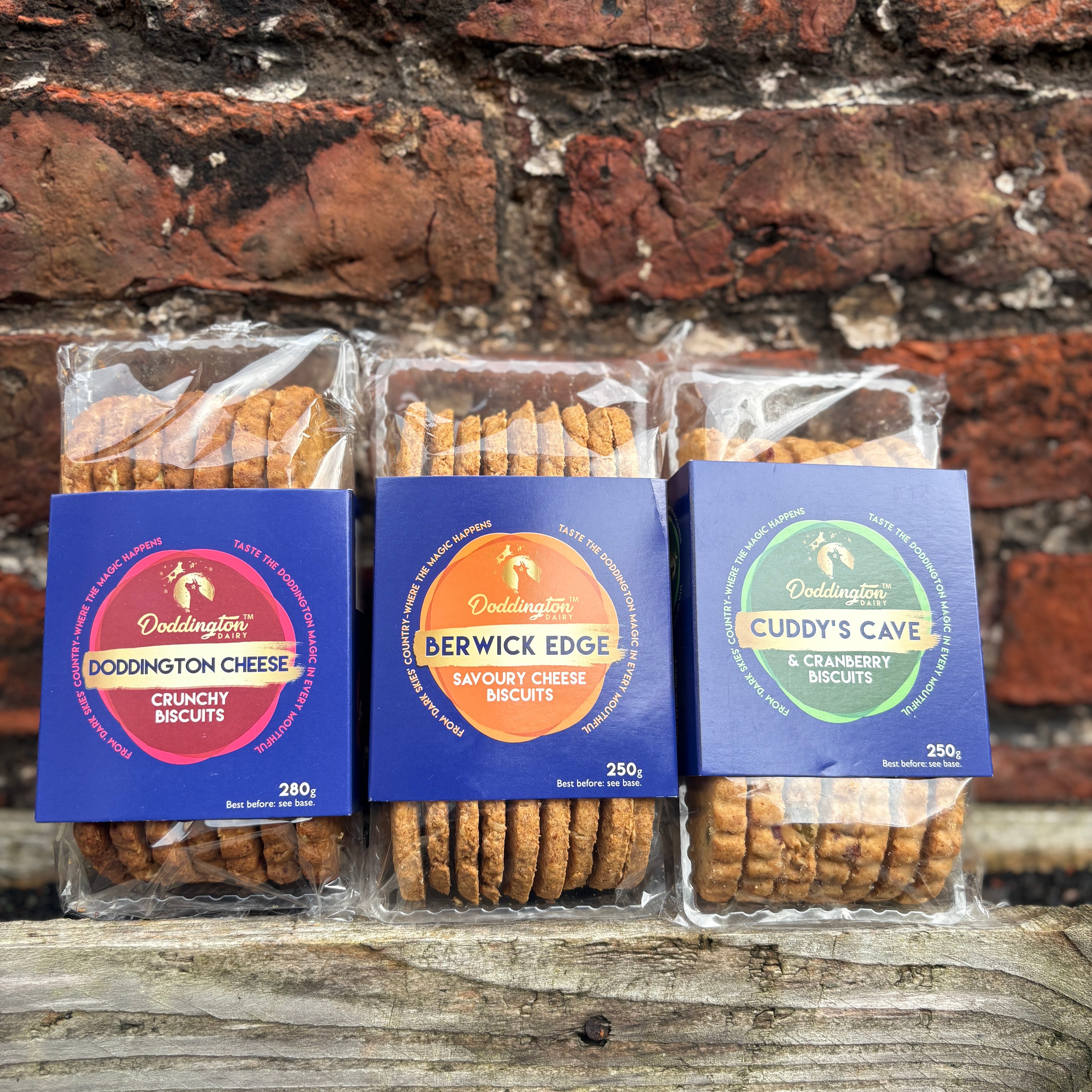 Doddington Dairy Cheese Biscuits - Variety